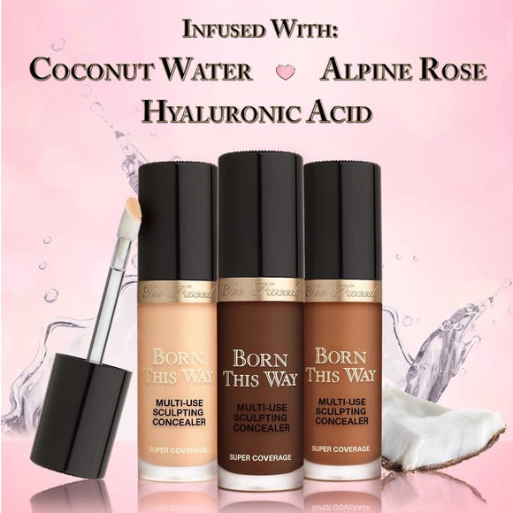 ✨ Too Faced Born This Way Super Coverage Multi-Use Sculpting Concealer - Golden - Picture 8 of 12